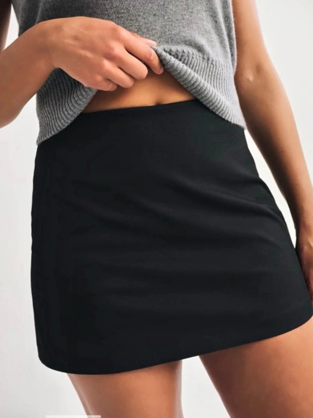 Abercrombie & Fitch The A&F Scarlett Mini Skort Ultra High Rise Curve Love